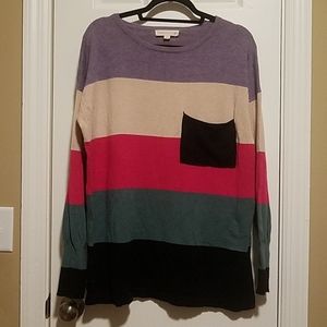 Lovestitch Striped Sweater